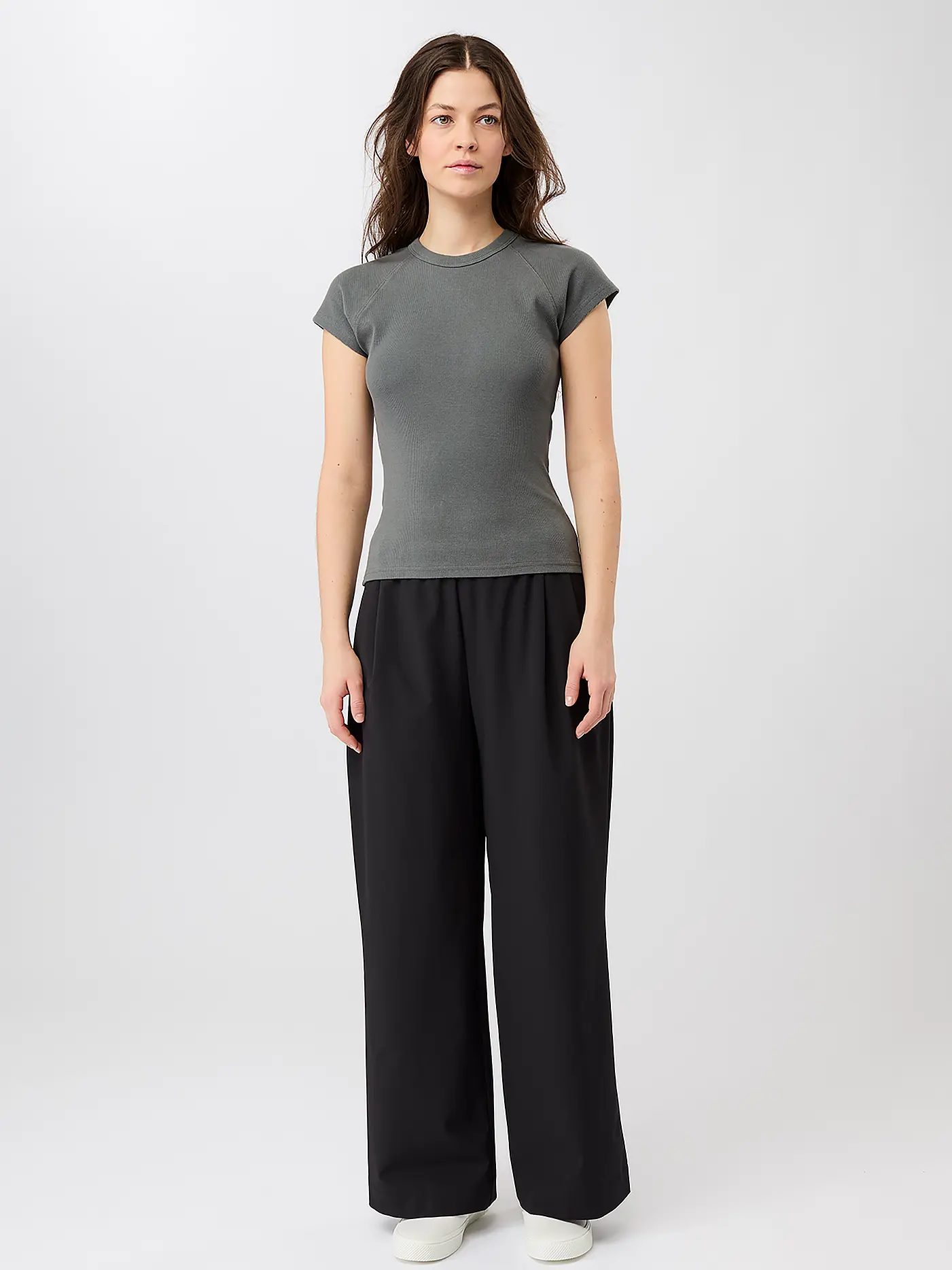 MANDALA | Damen Yogashirt Slim Fit Ribbed | 